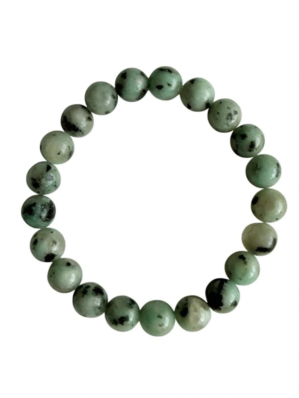 Authentic Sesame Jasper 10mm Beaded‎ Stretch Bracelet by Bombshell Beads